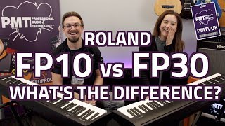 Roland FP10 vs FP30 Digital PianosWhats The Difference [upl. by Peers]