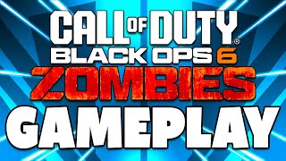 Black Ops 6 Zombies GAMEPLAY  BO6 Round Based Zombies Gameplay  Characters Story and intel Drops [upl. by Rolyks]