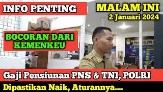 Gaji Pensiunan PNS dan TNI Polri Dipastikan Naik Aturannya Sedang Disiapkan [upl. by Ennaxxor546]