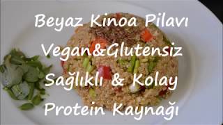 White Kinoa Rice  Protein Source Vegan amp Gluten Free  Healthy Recipes [upl. by Aicenek]