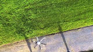 Hexacopter HMF S550 with NazaV2 and PixHawk filmed in flight [upl. by Anelam]