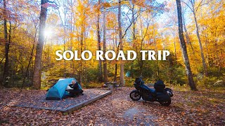 The Smoky Mountains on a HarleyDavidson  Solo Motorcycle Camping Trip [upl. by Shamma560]