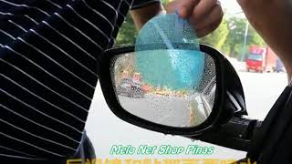 Car Mirror Anti Fog Membrane Antiglare Waterproof Rainproof Side Mirror [upl. by Arihay]