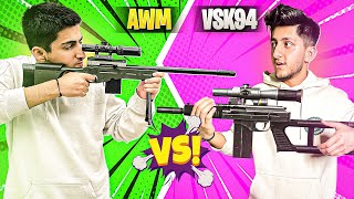 Awm Vs Vsk98 New Sniper As Gaming Vs As Rana Funny Sniper Fight  Garena Free Fire [upl. by Mcgee]