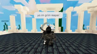 playing DUELS with the GRIM REAPER KIT Roblox Bedwars [upl. by Tewfik]