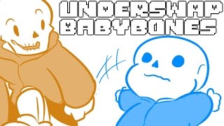 Baby Sans does AMAZING fall Underswap Comic Dub [upl. by Nevyar]