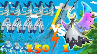 150 VS 1 SELYNE 😱 VS CRYOLINX amp AZUROBE amp LUNARIS IN PALWORLD BOSS FIGHT 😱 OMG KYA HOGA 10 [upl. by Artiek]