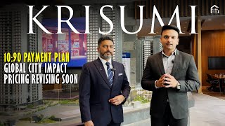 1090 Payment Plan Krisumi Waterside Residence Sector 36A Gurgaon  Global City explained [upl. by Latisha]