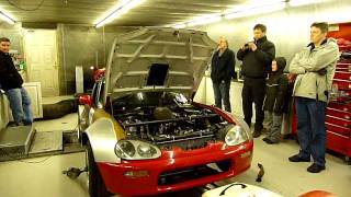 Hayabusa Suzuki Cappuccino on Dyno run [upl. by Euqinaj]