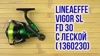 Распаковка Lineaeffe Vigor SL FD 30 с леской 1360230 [upl. by Nelhsa]