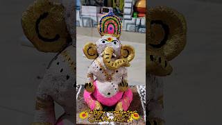 handmade vinayagarsilai 2024 happyvinayakachathuthri✨ blessing subscribe watchtillend [upl. by Gessner]