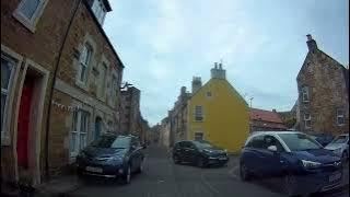 Autumn Road Trip Drive With Music On History Visit To Cellardyke East Neuk Of Fife Scotland [upl. by Dola]