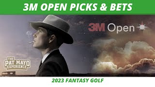 2023 3M Open Picks Bets One and Done  Cust Triggered over Dolphins  2023 British Open Recap [upl. by Fredrick318]