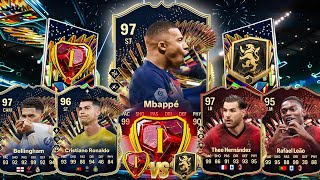 RANK 1 TOTS CHAMPS REWARDS 😱 3x LEVEL 40 PACKS amp 10x DIV ELITE FOR ULTIMATE TOTS  FC 24 [upl. by Arihay]