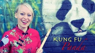 Kung Fu Panda 3 Theme Song cover by Bevani Flute and OneViolinBand [upl. by Aicsile417]