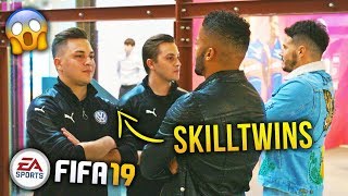 F2FREESTYLERS VS SKILLTWINS FACE OFF  FIFA 19 OFFICIAL LAUNCH [upl. by Giulietta9]