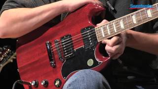 Gibson SG Standard Electric Guitar Demo  Sweetwater Sound [upl. by Priestley]