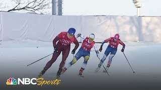 2018 Winter Olympics Randall Diggins win gold ending US crosscountry drought  NBC Sports [upl. by Mandal]