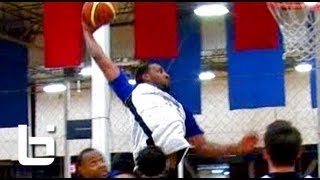 Derrick Williams NASTY Dunk Down The Middle As Team Open Gym Takes On Mexican Team [upl. by Hamilton153]