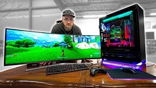 Fortnite on an INSANE 20000 Gaming PC [upl. by Okiruy]