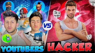 God Hacker Vs As Army Squad🔥 1 Vs 6 Who Will Win   Garena Free Fire [upl. by Suirtemed]