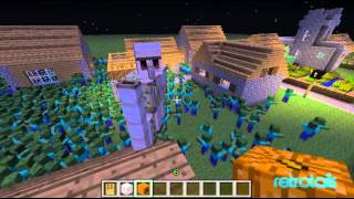 Minecraft  1000 Zombies [upl. by Powel884]