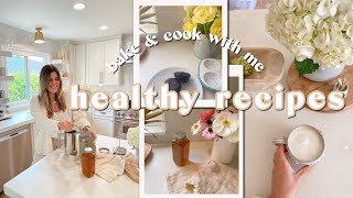 DAY IN THE LIFE  how to meal prep healthy snacks easy gf coconut brownies quick dinner recipe [upl. by Dorkus]