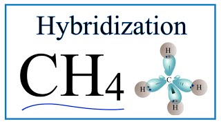 Hybridization of CH4 description of hybrid orbitals for Carbon [upl. by Uhn]