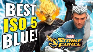 TOP ISO8 BLUE 5 TOONS UPDATED PICKS FOR DD6 Wakandans Worthless Again  Marvel Strike Force [upl. by Ecnar726]