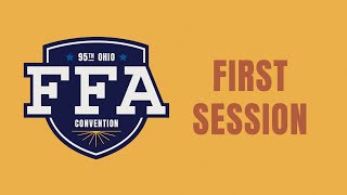 95th Ohio FFA Convention  First Session [upl. by Marje]