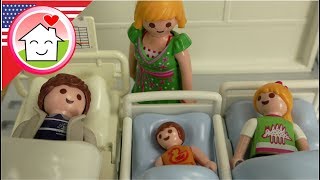 Playmobil english Mega Pack Hospital Stories with the Hauser Family [upl. by Acilejna821]