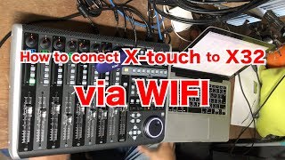 Behringer X touch to X32 via Wifi [upl. by Barnaby665]