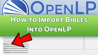 How to Import Bibles into OpenLP [upl. by Dressler67]