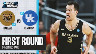 Oakland vs Kentucky  First Round NCAA tournament extended highlights [upl. by Ynohtnakram146]