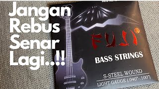 Revie Senar Bass Fuji  Filosofi gitar [upl. by Ahsinra]