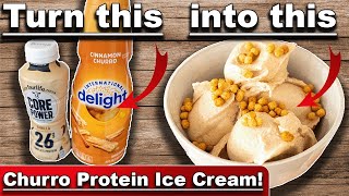 Churro Protein Ice Cream  Ninja Creami Ice Cream Recipe [upl. by Bills]