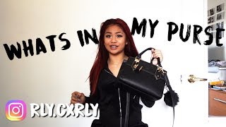 WHATS IN MY PURSE  Carly Sarah [upl. by Airb]