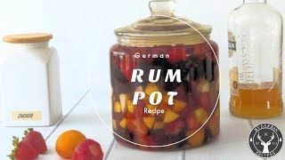 Traditional German Rum Pot  Rumtopf ✪ MyGermanRecipes [upl. by Hnacogn]