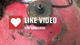 How To Easily Replace The Belt On A Massive 84inch Finish Mower [upl. by Euphemia]