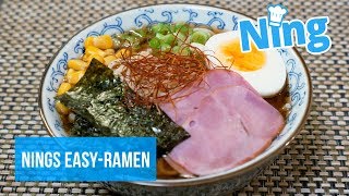 Japanische Ramen selber machen Nings EasyRamen [upl. by Airad]