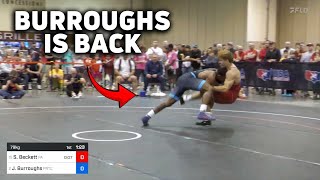 Jordan Burroughs First Match At The 2024 World Team Trials [upl. by Akela]