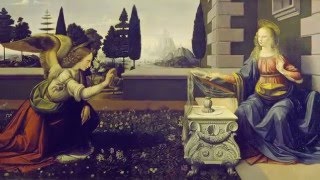 Leonardo da Vinci The Annunciation [upl. by Arahahs]