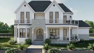 VICTORIAN HOUSE PLAN 96300797 WITH INTERIOR [upl. by Aynam]