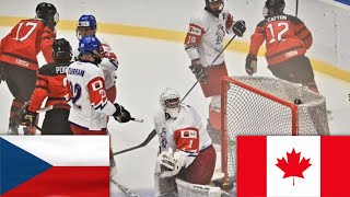 ČESKO VS KANADA FINÁLE HLINKA GRETZKY CUP 2023 [upl. by Zelma996]