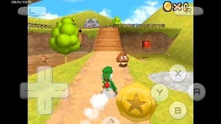 DraStic Emulator 2202a for Android  Super Mario 64 DS 720p HD  Nintendo DS [upl. by Amelus]