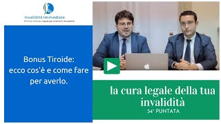 Bonus tiroide ecco cosè e come fare per averlo [upl. by Leahcimnaj]