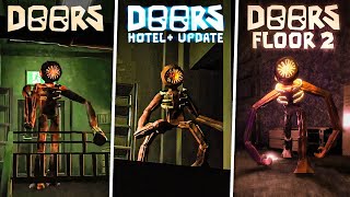 OLD vs NEW FIGURE ENDING  FLOOR 2 HOTEL CLASSIC  DOORS Floor 2 Update The Mines [upl. by Rosati]