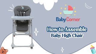 How To Assemble Baby High Chair [upl. by Hyps632]