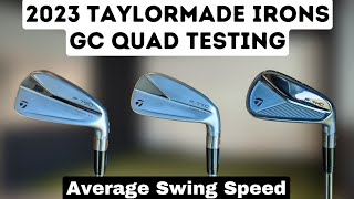 2023 Taylormade Irons Comparison  P7MC P770 P790 amp Stealth  Head 2 Head GC Quad Test [upl. by Bigelow]