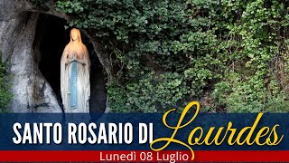 IL Santo Rosario di LOURDES di oggi Lunedì 8 Luglio 2024 🔴 [upl. by Sirej618]